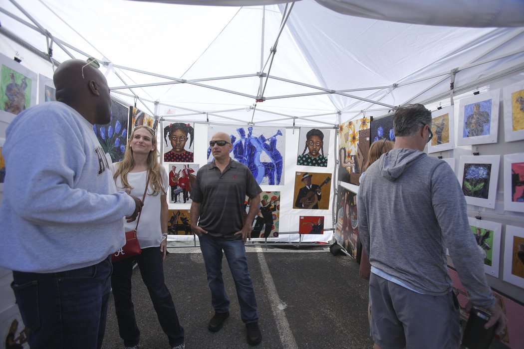 painter wins 2022 Bluff Park Art Show